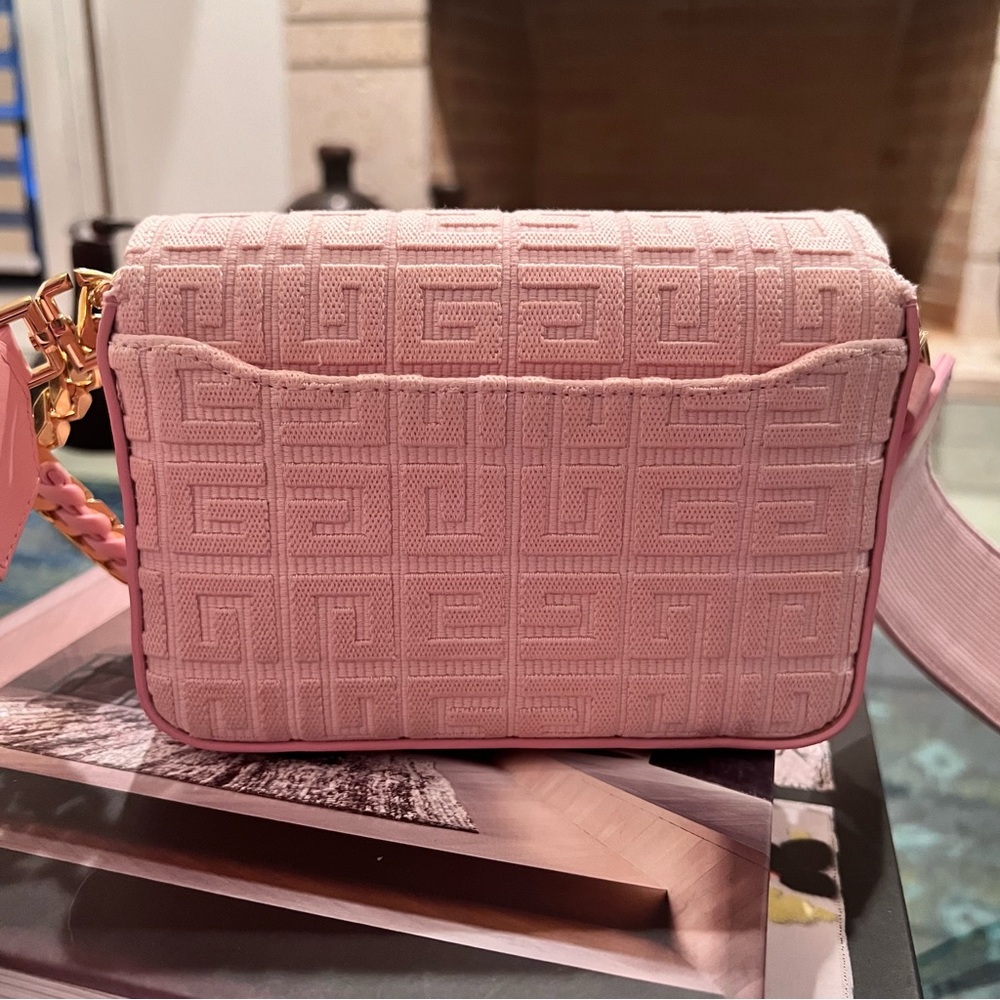 Givenchy 4G Pink Canvas Chain Handle & Crossbody Bag - Picture 9 of 14